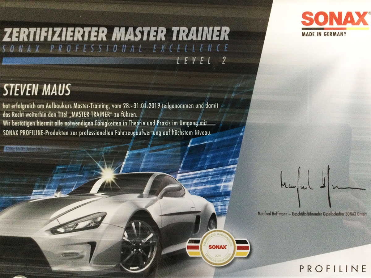 MS Autopflege Maus - Steven Maus - zertifizierter Master Trainer 